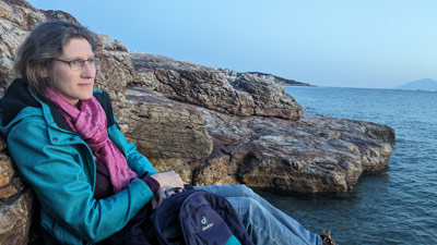 Sonnenuntergang auf Thassos