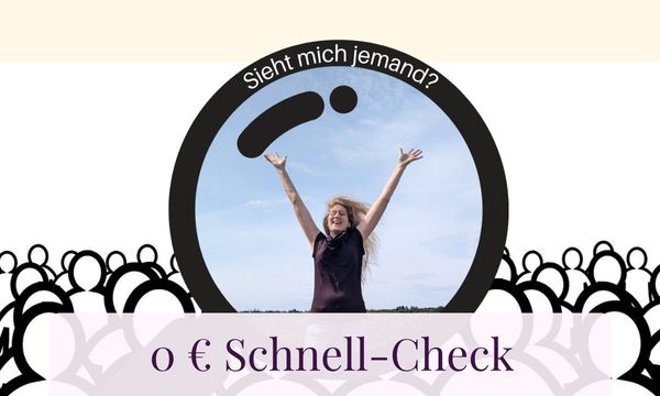Titelbild des Schnell-Checks Wie sichtbar bist du